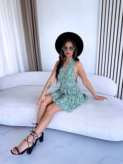 "COSMOPOLITAN" floral dress - green